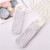 Coral floor socks bear ball cute socks winter thickened female socks half pile middle tube adult female socks