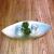 Leaf candlestick succulent flowerpot arrangement decorates wooden MDF