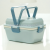 Double plastic lunch box lunch box food grade double insulated lunch box children's tableware