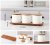 Glass seasoning jar ceramic chopsticks tube seasoning jar kitchen supplies ceramic oil jar oil jar jingdezhen gift set