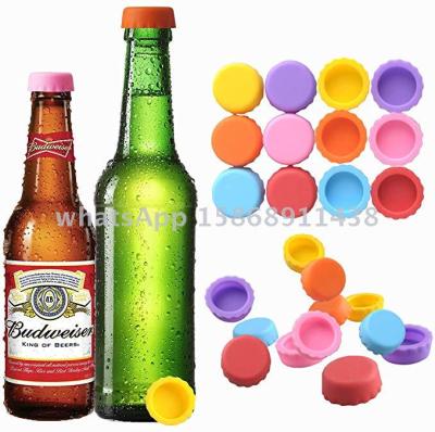 Slingifts 6PCS Beer Silicone Rubber Bottle Caps Saver for Home Beer, Soft Drink, Wine Bottle, Beer Bottle, Soda Bottle