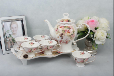 New set of firing water ware and coffee ware wedding gift cup and saucer