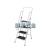 Household iron ladder safety miter ladder multi-functional portable folding iron ladder aluminum ladder