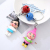 Creative cartoon surprise dolls cute girls key chain pendant car bag key ring pendant