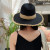 Hat female Korean version of the tide summer style fashion beach big Hat shade sun shade straw Hat retro French seaside vacation