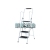 Household iron ladder safety miter ladder multi-functional portable folding iron ladder aluminum ladder