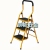 Middle handrail iron ladder household folding ladder aluminum alloy thickened double ladder telescopic ladder handrail multi-functional ladder