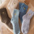 Children's coral velvet socks warm and thick in winter sleep in winter lovely embroidered love tube towel sleeping socks