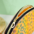 New Women's Cosmetic Bag Pu Semicircle Laser Small Leopard Print Bag Waterproof and Hard-Wearing Convenient Clutch Cosmetic Shell
