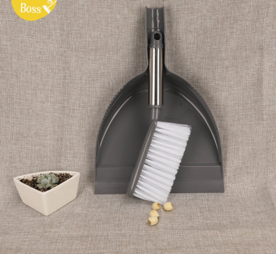 Dustpan broom suit With stainless steel handle universal cleaning brush for house cleaning