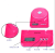 Candy-colored electronic scale for home use in the kitchen for baking