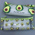 Creative Day Avocado Quicksand Transparent Women's Ins Simple Portable Pencil Case Stationery bag