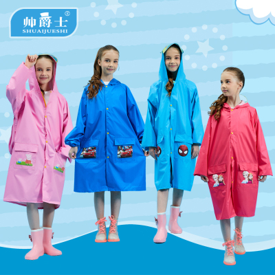 Children's Raincoat Boys and Girls Children's Kindergarten Child Student Waterproof School Baby Personality Brim Cloth Poncho