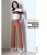 Classic tricolour fashionable tide money shows thin wide leg edition type female money trousers decorates the body model to reveal capable temperament