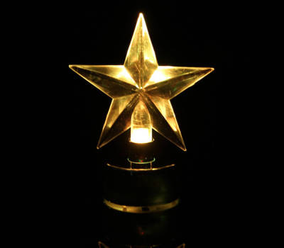Pentacle star electronic simulation candle smokeless craft candle party decoration candles