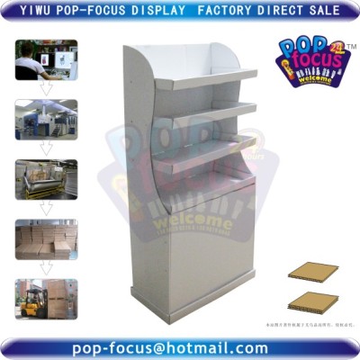 Professional Customized Corrugated Paper Shelf Paper Display Rack PDQ Paper Display Stand Supermarket Display Box Pile Sample Customization