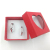 Heart box packaging red opening adjustable design picking ring