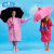 Children's Raincoat Boys and Girls Children's Kindergarten Child Student Waterproof School Baby Personality Brim Cloth Poncho