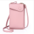 Double large capacity mobile phone bag zipper one shoulder messenger bag ladies purse pocket change clutch