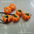 Flash pumpkin necklace electronic flash pumpkin key chain Halloween gift key chain