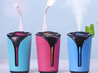 New gift 2 - generation goblet of fire humidifier usb 3 - in - one mini air purifier humidifier