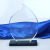Cheap blank glass trophy award plaque for  engraving and  lettering