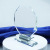 Cheap blank plaque glass award octagon crystal trophy