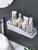 ABS Bathroom Storage Rack Seamless Wall Hanging Storage Rack Plastic Punch-Free Kitchen Toilet Storage Rack