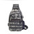 Outdoor tactical camouflage multi-functional one-shoulder cross bag military fan handbag riding chest bag