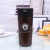 Stainless Steel Vacuum Cup Daily Necessities Coffee Cup Vacuum Bounce Cover Water Cup Car Portable Cup Logo