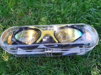 High-End Goggles Goggles Adjustable Headband Cool Color Plated Lenses