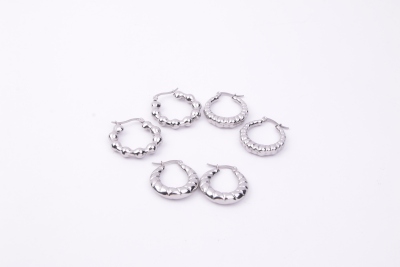 Aliexpress fashion stainless steel pattern earrings ear rings