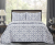 European new design reverse jacquard 3 pcs set yarn dyed TC bedding air conditioning bedspread pillowshams