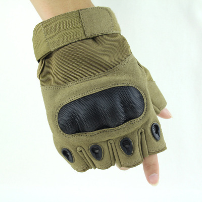 A4 tactical half-finger gloves outdoor cycling sports fitness anti-slip glove factory direct selling