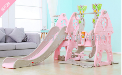 Yujie children slide indoor household multi-functional slide swing combination small amusement park baby toys