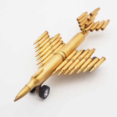 Shell Case Aircraft Model Aircraft Shell Case Decoration Large Bullet Shell Shell Case Aircraft Bullet Shell Shell Case Welding Model Wholesale