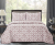European new design reverse jacquard 3 pcs set yarn dyed TC bedding air conditioning bedspread pillowshams