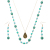 Matte Yellow Enamel Hematite Beaded Necklace Set , DIY Jewelry Tile Bead Earrings 