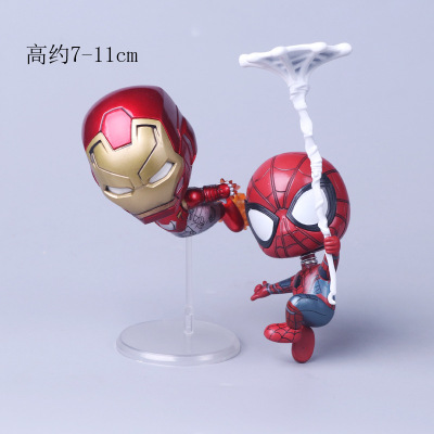 Comic book hero homecoming spider-man iron man spider-man box set