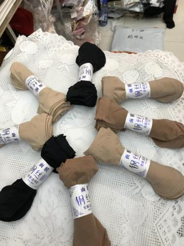 steel wire stocking short stockings women‘s thin summer anti-snagging flesh-colored velvet transparent wear-resistant spring and autumn