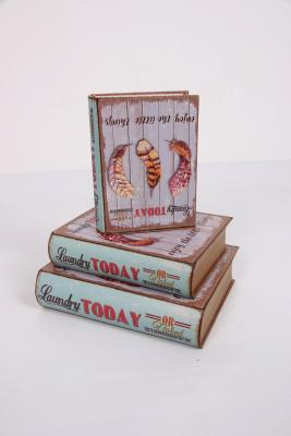 Factory Direct Simulation book box three-piece gift box Gift box Candy box flower Box