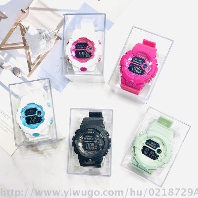 New glow-in-the-dark led waterproof sports outdoor electronic watch students watch