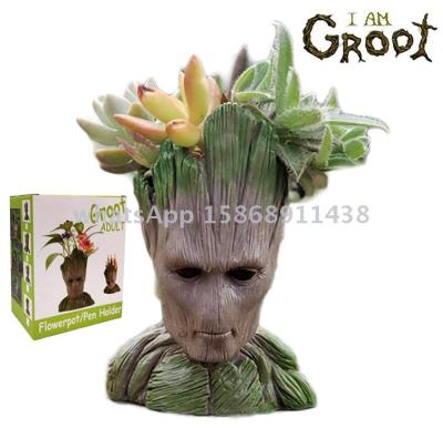 Slingifts Novelty Adult Groot Flowerpot Planter Tree Man Toy Pen Pot Garden Flower Planter Pot Flower Pot Gifts