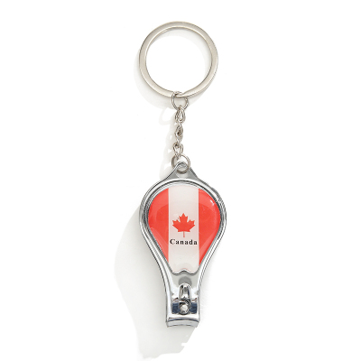 Canadian Maple Leaf Keychain Nail Scissors Tourist Souvenir Yiwu Factory Gift Customization