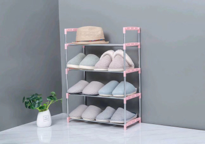 Shoe Rack Simple Multi-Purpose Storage Function Korean Style Fashionable Elegant and Comfortable Cleaning Multifunctional Living Room Bedroom Storage