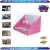 Factory Professional Customized Supermarket Paper Shelf Cup Glasses Stationery Table Face Box Display Box Christmas Display Stand