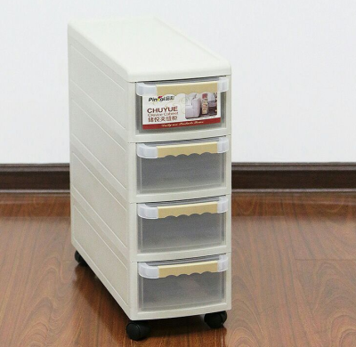 With a wheel refrigerator sofa crevice cabinet drawer type storage cabinet compartment chuyue crevice cabinet