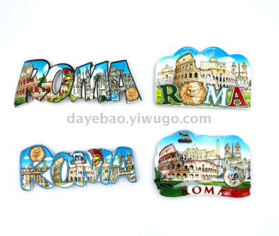 Custom-made Italian Roman fridge stickers souvenir fridge stickers