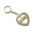 Love point diamond key chain lovers hang travel souvenirs valentine gifts