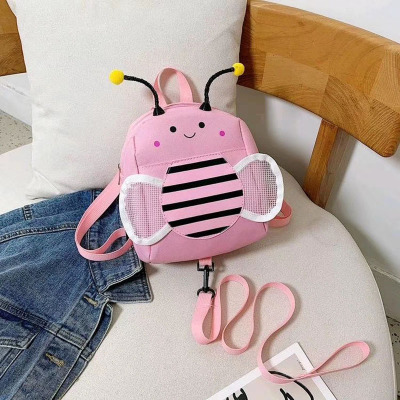 Small bee fashion popular cute cartoon students school bag snacks backpack